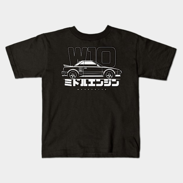 MR2 W10 Kids T-Shirt by Markaryan